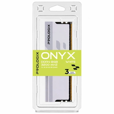 Модуль памяти для компьютера DDR4 8GB 3200 MHz Onyx White Prologix (PRO8GB3200YW4) - изображение 4