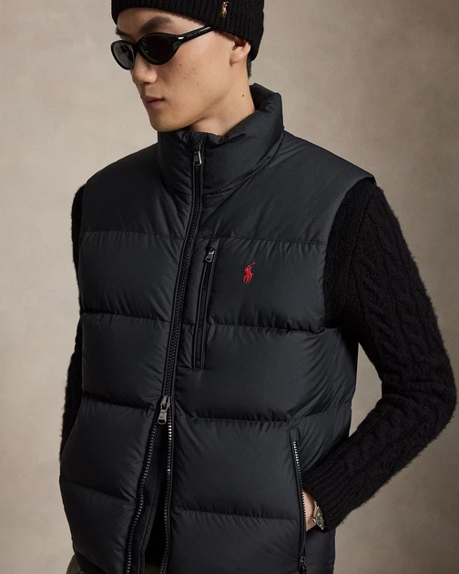 Жилетка мужская Polo Ralph Lauren Gorham Down Gilet черная, 100045167 L - изображение 7