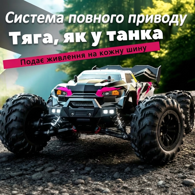Внедорожник с дистанционным управлением 2.4G SG618 Pro ZNLYRION скорость 45 км/ч, масштаб 1:16, Hot Pink Edition арт. SG618PRO-D - Фото 1 Внедорожник с дистанционным управлением 2.4G SG618 Pro ZNLYRION скорость 45 км/ч, масштаб 1:16, Hot Pink Edition арт. SG618PRO-D - изображение 1