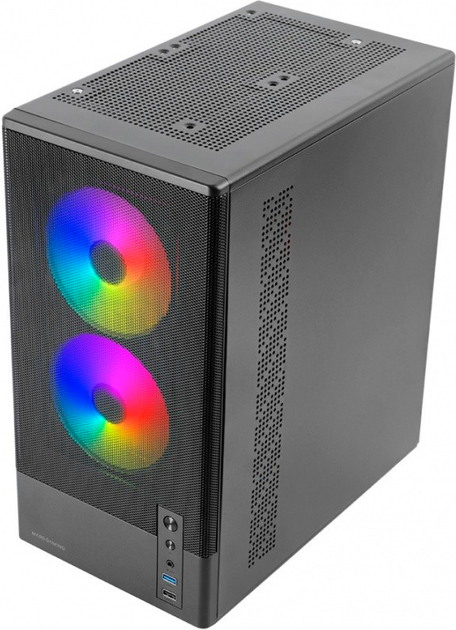 Obudowa Tacens Mars MC-Onyx Black (TACMARS-ONYX) - Zdjęcie 2 Obudowa Tacens Mars MC-Onyx Black (TACMARS-ONYX) - obraz 2