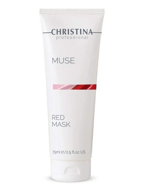 Маска для обличчя Christina Muse Red Mask з екзосомами — антивіковий догляд, відновлення та сяйво шкіри, 75 мл - Фото 1 Маска для обличчя Christina Muse Red Mask з екзосомами — антивіковий догляд, відновлення та сяйво шкіри, 75 мл - изображение 1