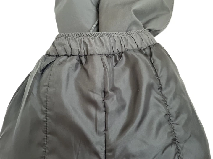 Зимові підліткові штани для хлопчика Comfort на шнурку 071111 сірі 140 см - зображення 8