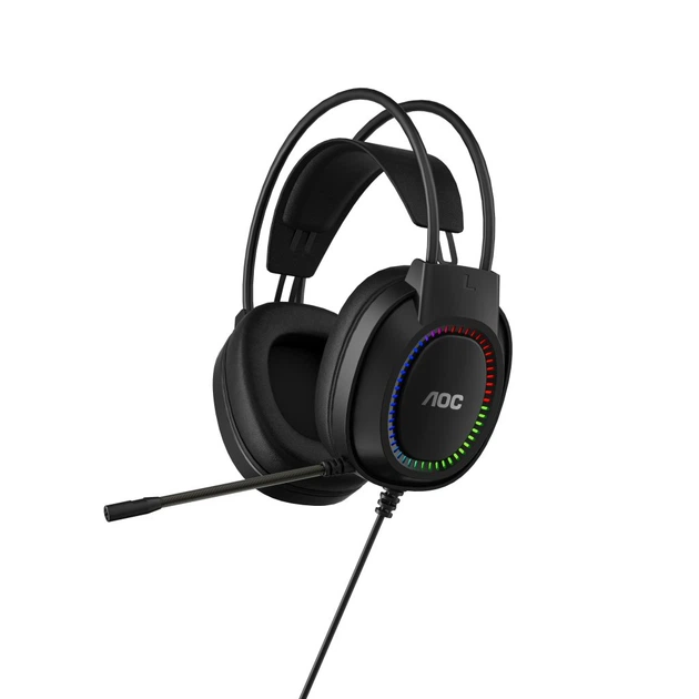 Навушники AOC ACG2500BK RGB Black (ACG2500BK/00) - изображение 2