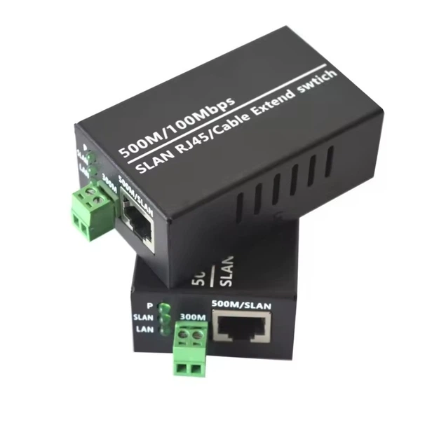 Подовжувач Ethernet TITAK HTA001QX по 2 проводах до 300 м, Cat5e/Cat6 до 500 м, 100 Мбіт/с, комплект 2 шт. - Фото 2 Подовжувач Ethernet TITAK HTA001QX по 2 проводах до 300 м, Cat5e/Cat6 до 500 м, 100 Мбіт/с, комплект 2 шт. - зображення 2