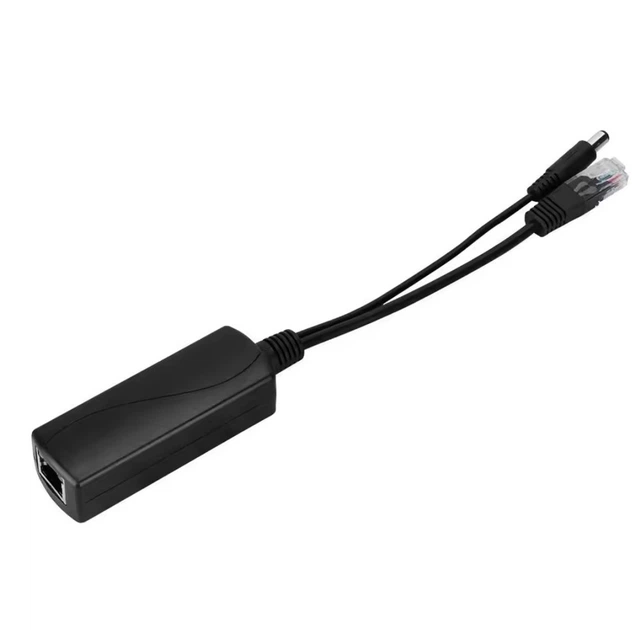 PoE-сплиттер HKBTM 48V → 12V 2A, 10/100 Мбит/с, IEEE 802.3af/at, RJ45, DC 5.5×2.1 мм - Фото 5 PoE-сплиттер HKBTM 48V → 12V 2A, 10/100 Мбит/с, IEEE 802.3af/at, RJ45, DC 5.5×2.1 мм - изображение 5