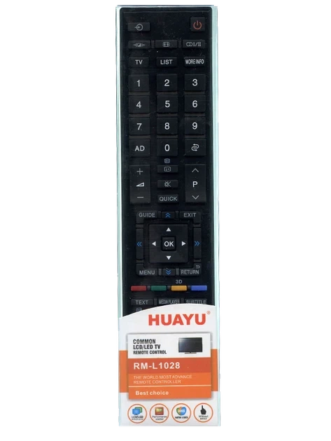Універсальний пульт HUAYU для телевізора Toshiba RM-L1028 - зображення 2