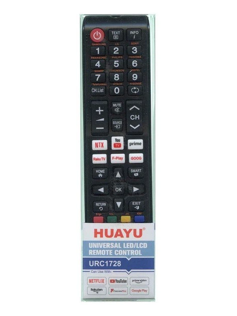 Універсальний пульт для телевізора Huayu URC1728 - зображення 2