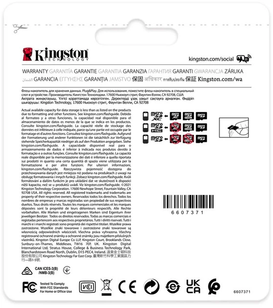 Карта пам’яті Kingston Industrial microSDHC 32 ГБ UHS-I U3 V30 A1 - зображення 4