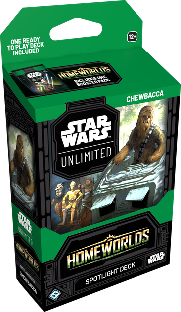 Zestaw kart Fantasy Flight Games Star Wars: Unlimited Card Game - Światy ojczyste - Spotlight Deck - Chewbacca 3 szt (ZES841333140359) - Zdjęcie 2 Zestaw kart Fantasy Flight Games Star Wars: Unlimited Card Game - Światy ojczyste - Spotlight Deck - Chewbacca 3 szt (ZES841333140359) - obraz 2