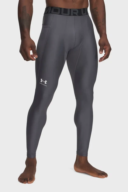 Чоловічі темно-сірі тайтси UA HG Armour Leggings Under Armour S 1361586-025 - Фото 1 Чоловічі темно-сірі тайтси UA HG Armour Leggings Under Armour S 1361586-025 - изображение 1