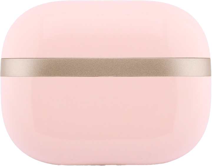 Słuchawki Guess Glossy Gold LinePrinted Classic Logo TWS Pink (3666339673772) - obraz 4