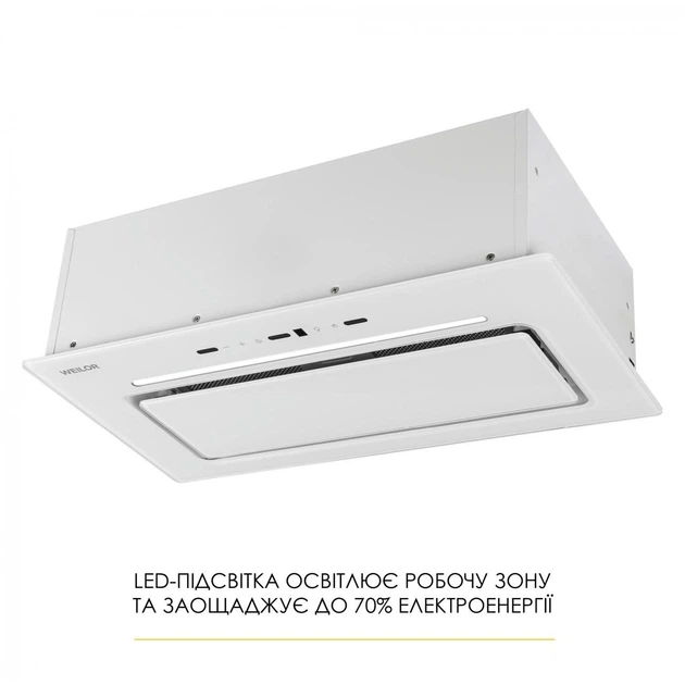 Вытяжка полновстраиваемая WEILOR LUMINA WBG 65 WHITE - изображение 6