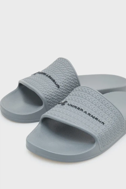 Чоловічі сірі слайдери UA ARMR SLIDE LITE Under Armour 40 6007528-024 - изображение 2