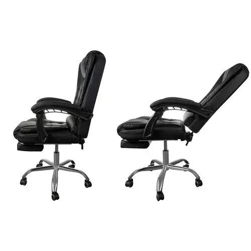 Крісло офісне обертове MALATEC 26195 з підставкою для ніг, чорне - Фото 8 Крісло офісне обертове MALATEC 26195 з підставкою для ніг, чорне - изображение 8