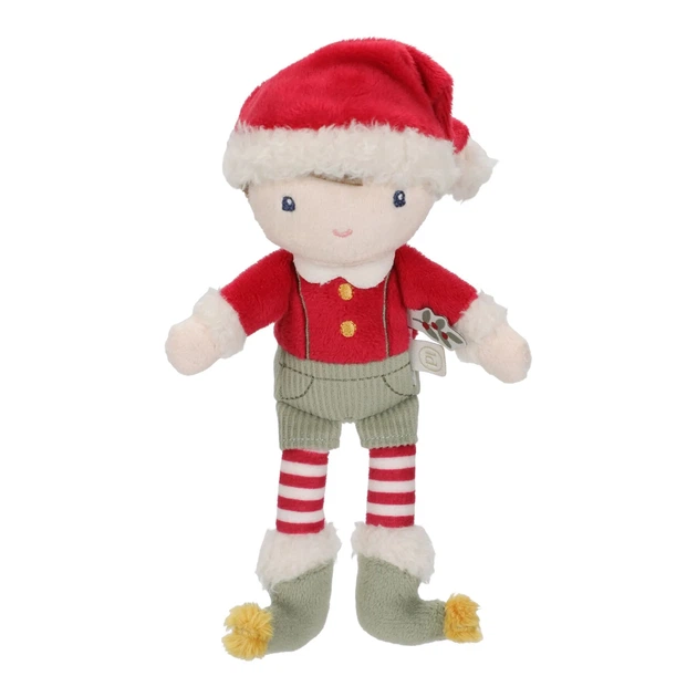 Zestaw prezentowy Little Dutch LD4872 Christmas book with Jim plush (8713291448728) - obraz 2