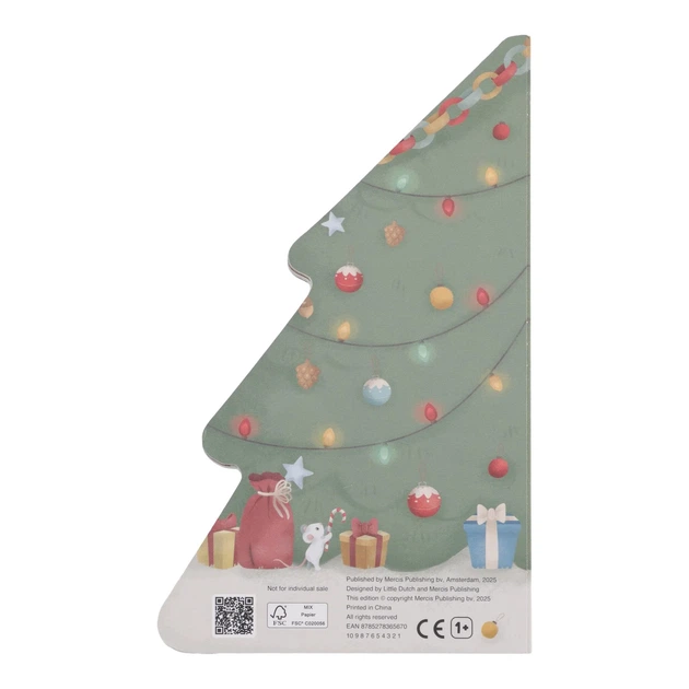 Zestaw prezentowy Little Dutch LD4872 Christmas book with Jim plush (8713291448728) - obraz 3