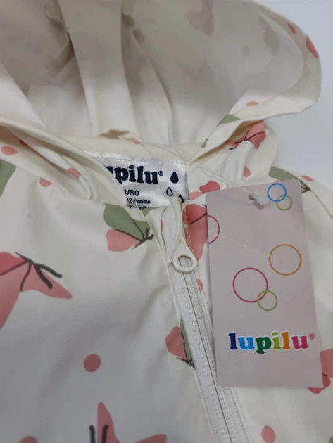 Дождевик-комбинезон для девочки Lupilu водонепроницаемый без флиса BS001782 размер 74-80 - Фото 5 Дождевик-комбинезон для девочки Lupilu водонепроницаемый без флиса BS001782 размер 74-80 - изображение 5