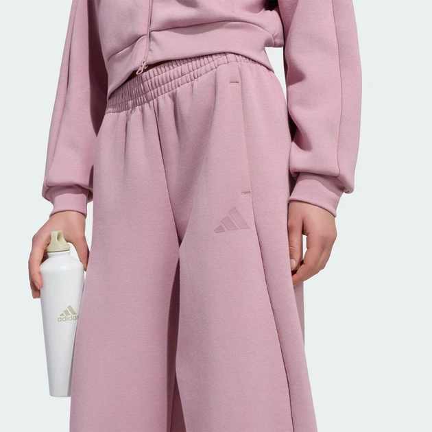 Дитячі спортивні штани FUTURE ICONS 3 STRIPES WIDE LEG adidas KQ6159 (164) фіолетовий (4069996591400) - зображення 6