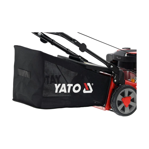 Газонокосилка бензиновая Yato 2.4кВт (ширина резки Ø=46см) высота 25-90 мм (60 л) YT-85502 - изображение 11