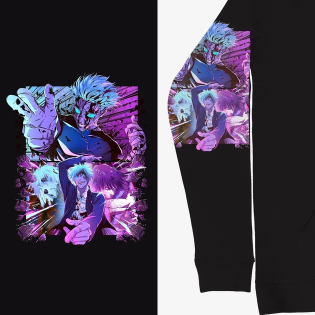 Худи Jujutsu Kaisen Сатору Годжо Черный 3XL (kr4-427-black-3XL) - изображение 3