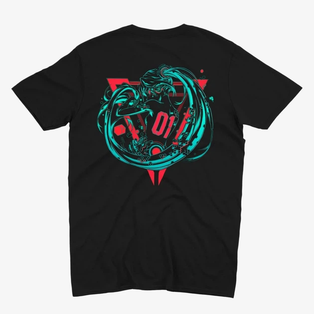 Футболка Hatsune Miku Cyber 01 Черный XL (kr4-259-black-XL) - Фото 2 Футболка Hatsune Miku Cyber 01 Черный XL (kr4-259-black-XL) - изображение 2