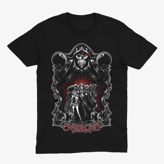 Футболка Overlord Айнз на троне Черный XL (kr4-203-black-XL) - Фото 1 Футболка Overlord Айнз на троне Черный XL (kr4-203-black-XL) - изображение 1