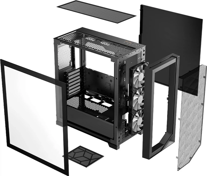 Корпус PcCooler C3D310 BK ARGB - зображення 8