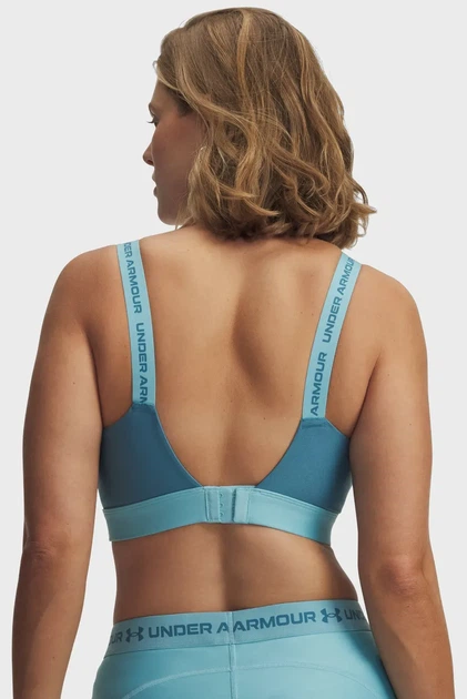 Жіночий блакитний топ UA Infinity High 2.0 Bra Under Armour M A-C 1384112-466 - изображение 4