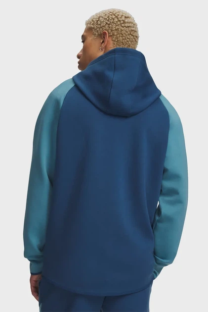 Чоловіче синє худі UA Unstoppable Flc FZ HD EU-BLU Under Armour L 1389352-498 - зображення 2