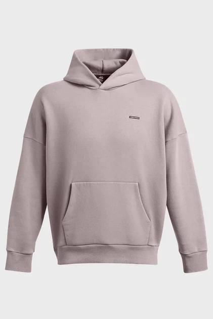 Чоловіче пудрове худі UA Icon HWT Flc Wash OS Hood Under Armour XL 1386552-015 - Фото 5 Чоловіче пудрове худі UA Icon HWT Flc Wash OS Hood Under Armour XL 1386552-015 - изображение 5