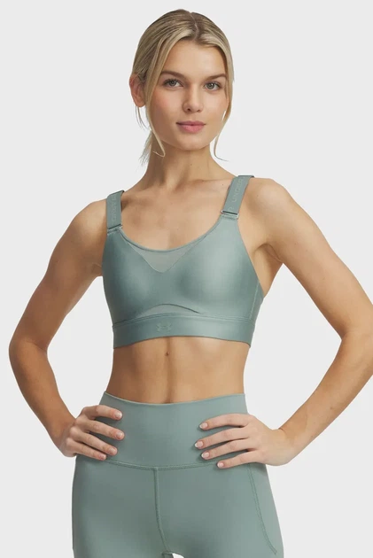 Жіночий м'ятний топ UA Infinity High 2.0 Bra Under Armour XS A-C 1384112-348 - изображение 5