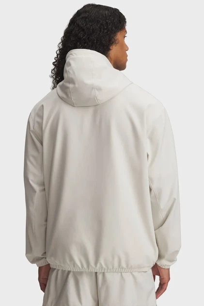 Чоловіче біле худі UA Unstoppable Wvn Hoodie Under Armour L 6003864-110 - Фото 3 Чоловіче біле худі UA Unstoppable Wvn Hoodie Under Armour L 6003864-110 - изображение 3