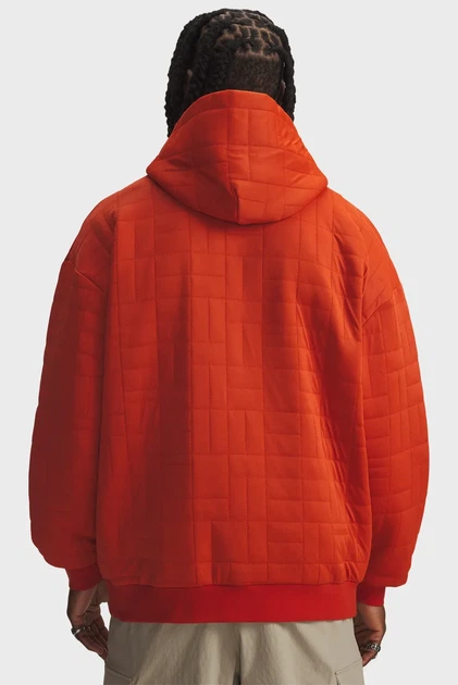 Чоловіче помаранчеве худі UA Unstoppable Flc Txtr Top Under Armour M 6003867-842 - Фото 3 Чоловіче помаранчеве худі UA Unstoppable Flc Txtr Top Under Armour M 6003867-842 - изображение 3