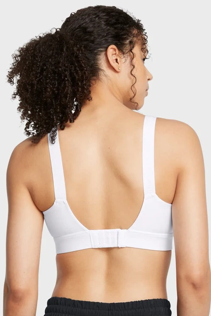 Жіночий білий топ UA Infinity High 2.0 Bra Under Armour S D-DD 1384112-101 - изображение 3
