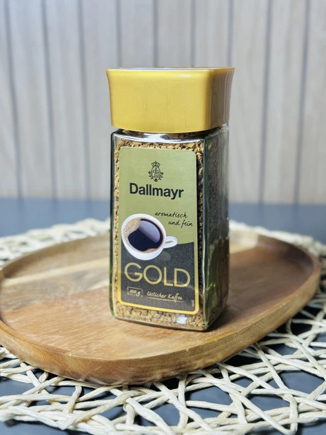 Розчинна кава Dallmayr Gold 100 г Далмайєр Голд - зображення 2