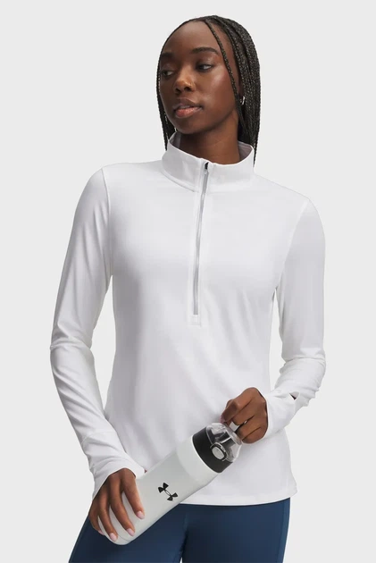 Жіноча біла спортивна кофта UA Launch Pro Half Zip Under Armour M 1379349-100 - Фото 1 Жіноча біла спортивна кофта UA Launch Pro Half Zip Under Armour M 1379349-100 - зображення 1