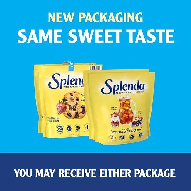 Набір цукрозамінників (сукралоза) Splenda 2 пачки по 357,5 г (715 г) - зображення 3