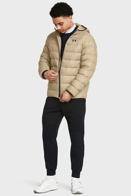 Чоловічий бежевий пуховик LEGEND DOWN HOODED JACKET Under Armour XXL 1385837-299 - изображение 2