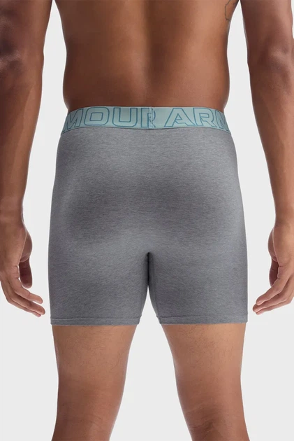 Чоловічі боксери (3 шт) UA PERFORMANCE COTTON Under Armour S 1383889-036 - зображення 3
