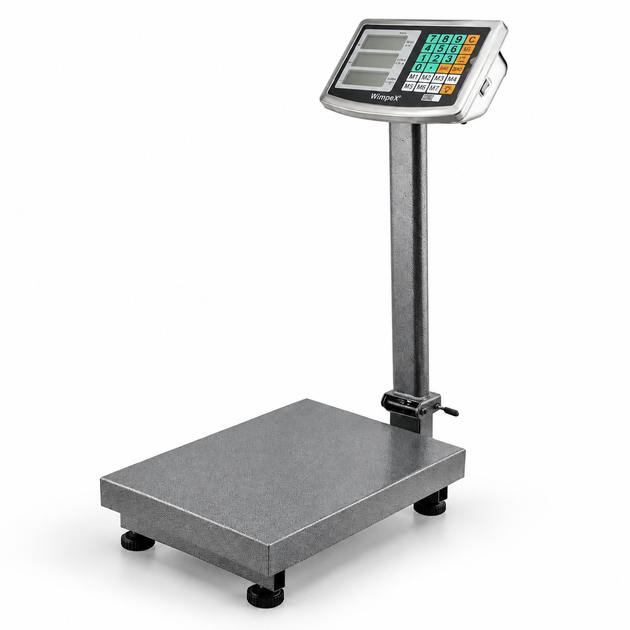 Весы складские электронные Crystal CR-150 до 150 кг. Торговые платформенные весы для магазина и рынка с аккумулятором - изображение 10