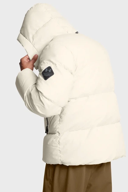 Чоловічий білий пуховик LIMITLESS DOWN JACKET Under Armour M 1384641-110 - изображение 3
