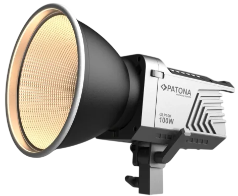 Студійне світло LED RGB COB PATONA Premium GLP100 100 Вт Bowens (4055655261029) - Фото 2 Студійне світло LED RGB COB PATONA Premium GLP100 100 Вт Bowens (4055655261029) - зображення 2