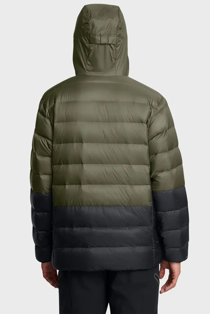 Чоловічий зелений пуховик LEGEND DOWN HOODED JACKET Under Armour L 1385837-390 - Фото 3 Чоловічий зелений пуховик LEGEND DOWN HOODED JACKET Under Armour L 1385837-390 - изображение 3