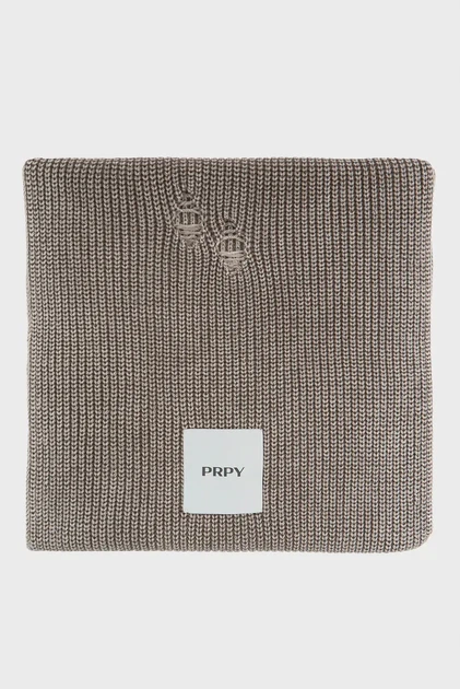 Жіночий бежевий шарф PRPY ONE SIZE PWACSCGOK0002 - зображення 3