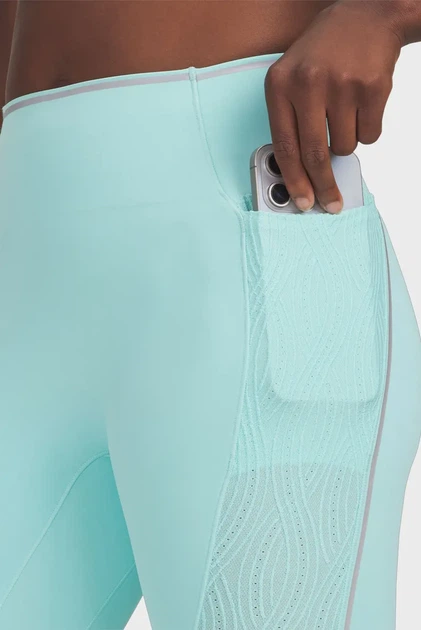 Женские бирюзовые тайтсы UA Halo Jacquard Legging Under Armour S 6011037-361 - Фото 4 Женские бирюзовые тайтсы UA Halo Jacquard Legging Under Armour S 6011037-361 - изображение 4