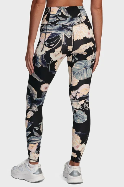 Женские черные тайтсы с узором Meridian Print Legging Under Armour S 1383603-003 - Фото 3 Женские черные тайтсы с узором Meridian Print Legging Under Armour S 1383603-003 - изображение 3