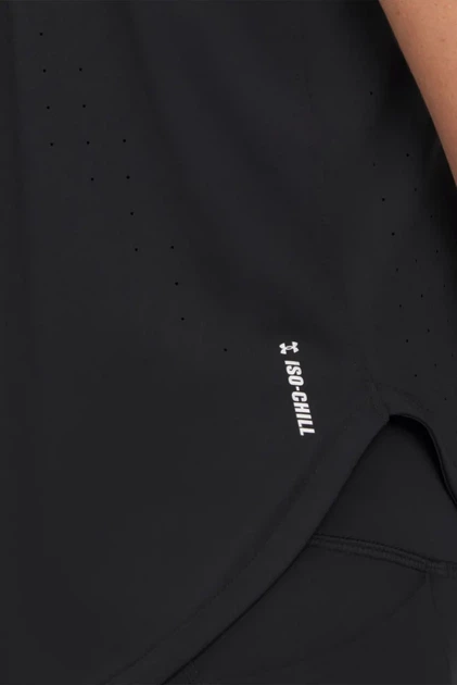 Женская черная майка UA Launch Elite Tank Under Armour S 1389563-001 - изображение 3