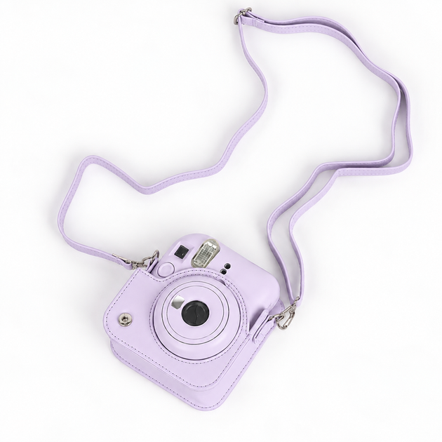 Чехол для фотоаппарата Fujifilm Instax Mini 13/12/11/9 Purple + салфетка из микрофибры (mrk5725) - Фото 6 Чехол для фотоаппарата Fujifilm Instax Mini 13/12/11/9 Purple + салфетка из микрофибры (mrk5725) - изображение 6