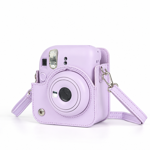 Чехол для фотоаппарата Fujifilm Instax Mini 13/12/11/9 Purple + салфетка из микрофибры (mrk5725) - Фото 7 Чехол для фотоаппарата Fujifilm Instax Mini 13/12/11/9 Purple + салфетка из микрофибры (mrk5725) - изображение 7
