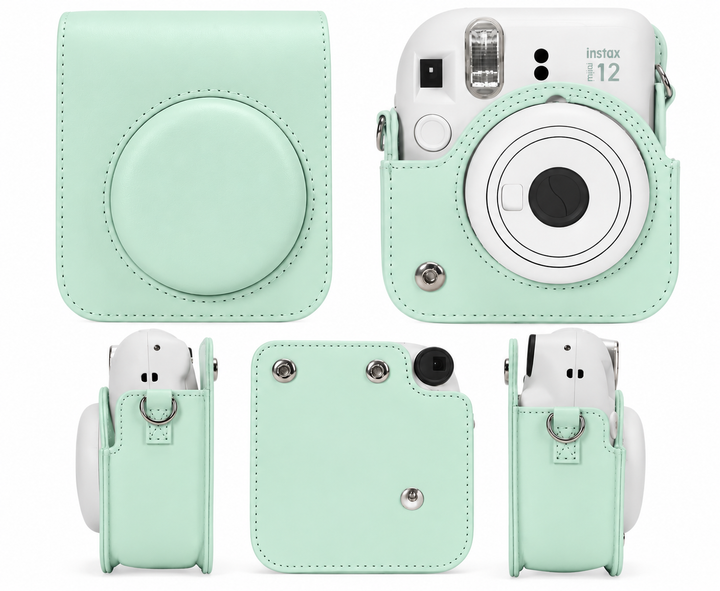 Чехол для фотоаппарата Fujifilm Instax Mini 13/12/11/9 Mint + салфетка из микрофибры (mrk5727) - Фото 8 Чехол для фотоаппарата Fujifilm Instax Mini 13/12/11/9 Mint + салфетка из микрофибры (mrk5727) - изображение 8